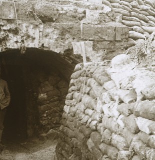 Tunnel, Mt Casque, France, c1914-c1918. Artist: Unknown.