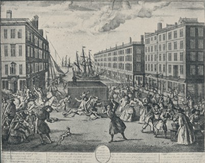 'The Humours of Billingsgate, 1736', (1920). Artist: Arnoldus van Haecken.