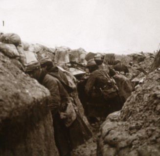 Preparing for attack, Arne, Northern France, c1914-c1918. Artist: Unknown.