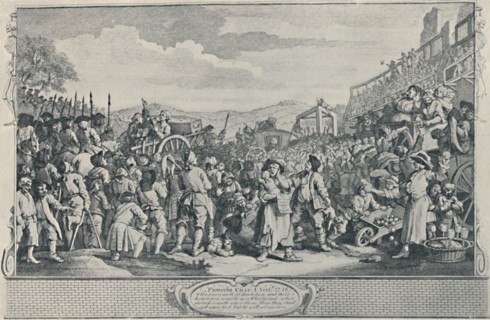 'The Idle 'Prentice Executed at Tyburn (From the Industry and Idleness Series), 1747', (1920). Artist: William Hogarth.