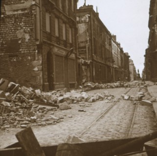 Rue Cérès, Reims, northern France, c1914-c1918.  Artist: Unknown.