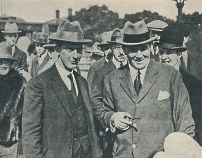 'Arrival in England. Captain Cecil Foster and his chief officer Gravesend, August, 1923, (1936). Artist: Unknown.