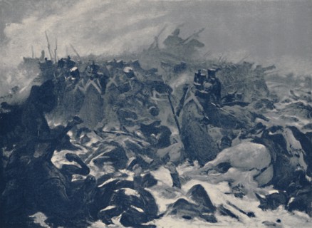 'The Fourteenth of the Line at Eylau', February 1807, (1896). Artist: Unknown.
