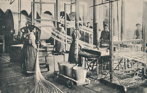 'A Wax Taper-making Plant', 1917. Artist: Unknown.