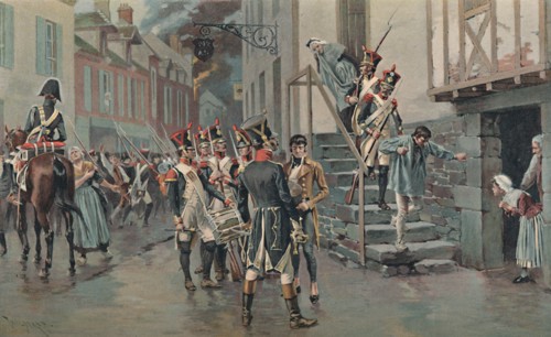 'Arresting Deserters', 1896. Artist: Unknown.