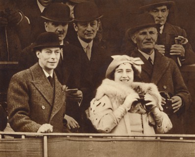 'Sharing a Joke at Aintree', 1937. Creator: Unknown.