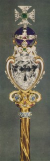 'The Royal Sceptre with The Cross', 1937. Creator: Unknown.