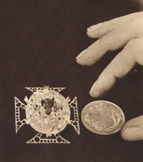 'The Queen's Coat of Arms', 1937. Creator: Unknown.