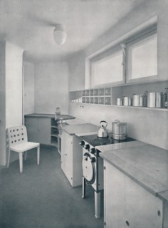 'A kitchen designed by Professor Oswald Haerdtl, of Vienna', 1935. Artist: Unknown.