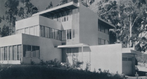 'The house of Mr. and Mrs. Arthur Hofmann, Hillsborough, California', 1939. Artist: Richard Joseph Neutra.
