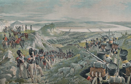 'The French Army Crossing The Niemen', 1812, (1896). Artist: Unknown.