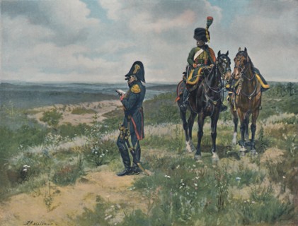 'Staff-Officer Reconnoitering', 1896. Artist: Unknown.