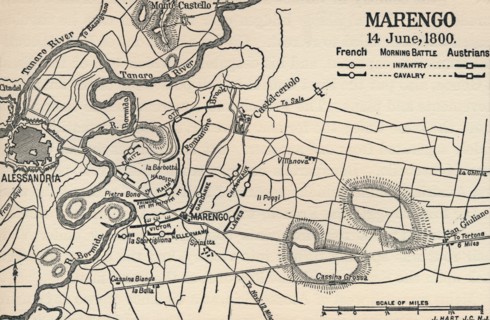 'Marengo - 14 June, 1800 (Morning Battle)', (1896). Artist: Unknown.