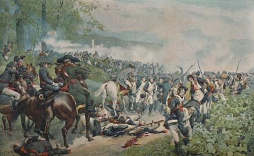 'Bonaparte Checking The French Retreat at Marengo', 1800, (1896). Artist: Unknown.