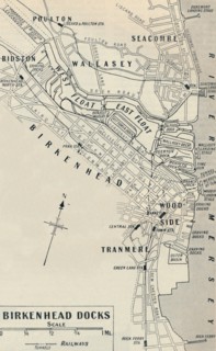 ' Brikenhead Docks lie  on the Cheshire side of the River Mersey', 1936. Artist: Unknown.