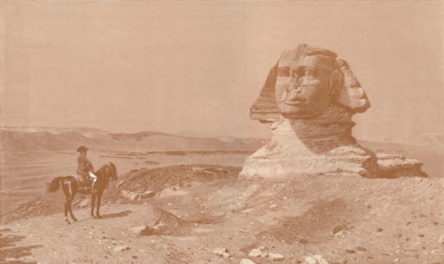 'Bonaparte Before the Sphinx', 1886, (1896). Artist: Henry Wolf.