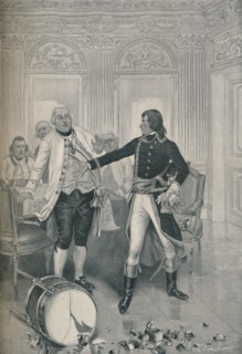 'Bonaparte's Termination of the Interview with the Austrian Envoy', 1896. Artist: Unknown.
