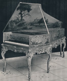 'Harpsichord, by Andries Ruckers. Decorated with Vernis Martin in the 18th Century', (1927). Artist: Andries Ruckers.