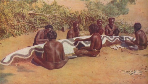 'Totemistic Ritual Among the Australian Blacks', c1935. Artist: Macmillan Publishers.