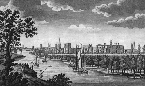 City of York and River Ouse, Yorkshire, c1776. Artist: Unknown.