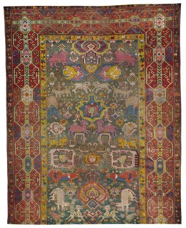 'Armenian Kouba Carpet (portion)', c19th century, (1928). Artist: Unknown.