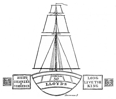 'Illumination at Lloyd's, 1809',  (1928). Artist: Unknown.