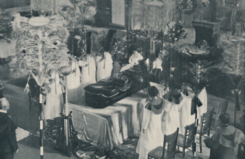 'Royal State and Panoply of Priceless Feathers for the Last of His Line', c1935. Artist: LW DeVis-Norton.