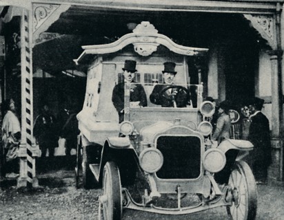 'The Motor-Hearse in Oriental Dress', c1935. Artist: Unknown.