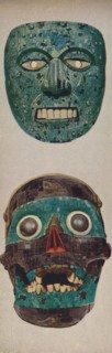 'Primitive Cultures in Ritual and Festival Masks - Quetzalcoatl and Tezcatlipocaa', c1935. Artist: Unknown.