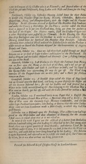 'Lloyd's News. London, October 15, 1696 - Numb. 20', 1928. Artist: Unknown.