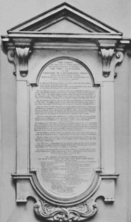 The Times Memorial at Lloyd's, c1800s, (1928). Artist: Unknown.