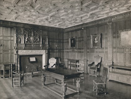 'Panelled Room from the Old Palace, Bromley-By-Bow', 1927. Artist: Unknown.