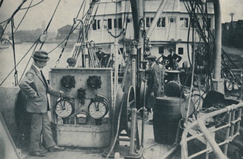 'Laying the Lines That Bridge The Seven Seas', c1935. Creator: Siemens Brothers and Company Limited.