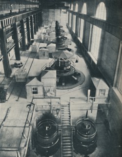 'Instruments of Power for the Rushing Waters of Niagara River', c1935. Artist: Unknown.