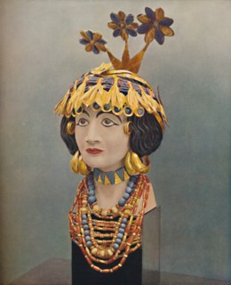 'Jewels of a Lady of the Court in the Great Days of Ur', c1935. Artist: Joint Expedition to Ur.