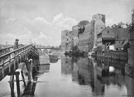 'Newark Castle and Bridge', c1896. Artist: Frith & Co.