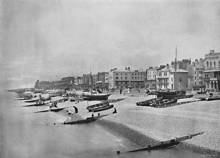 'The Parade, Worthing', c1896. Artist: William James Gardiner.