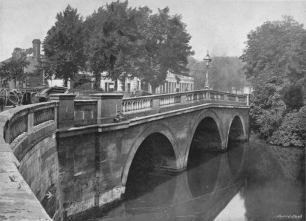 'Leamington Bridge', c1896. Artist: Valentine & Sons.