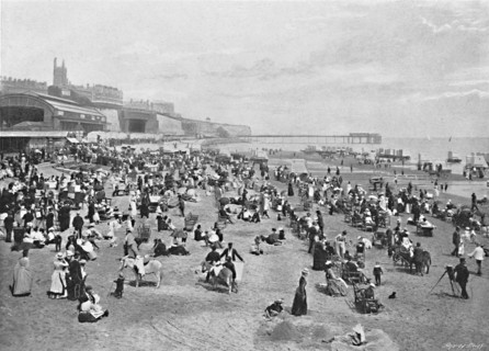 'The Sands at Ramsgate', c1896. Creator: Francis Godolphin Osbourne Stuart.