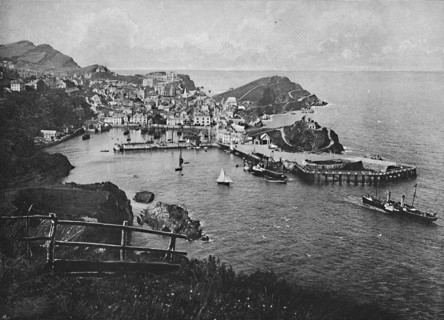 'Ilfracombe, from Hillsborough', c1896. Artist: ED Percival.