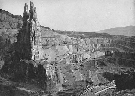 'Penrhyn Slate Quarries', c1896. Artist: John Wickens.