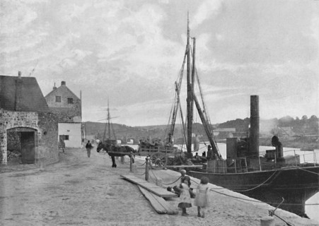 'Carmarthen Quay', c1896. Artist: Hudson.