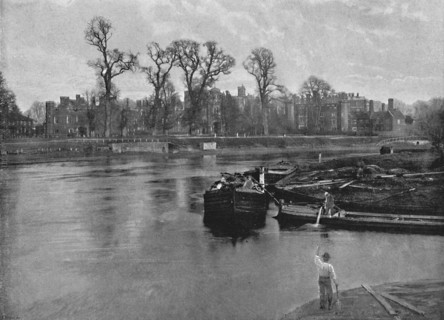 'Hampton Court Palace', c1896. Artist: Poulton & Co.