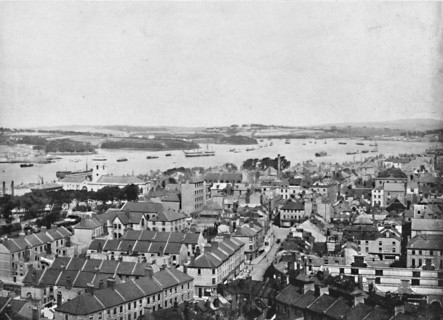 'Devonport and the Hamoaze: From the Column', c1896. Artist: Frith & Co.