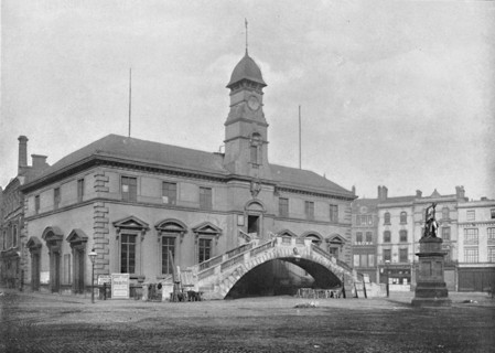 'Corn Exchange, Leicester', c1896. Artist: Eyre & Spottiswoode.