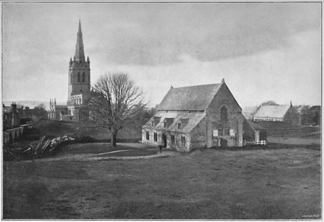 'Oakham: Church and Remains of Castle', c1896. Artist: AL Knighton.