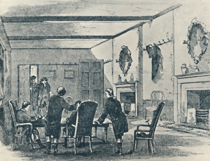 'Parlour of the Three Crowns Inn, Lichfield', 1907. Artist: Unknown.