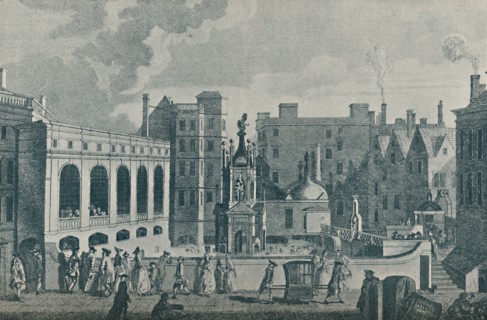 'A View of the King and Queen's Baths and the Great Pump Room at Bath', 1907. Artist: Unknown.