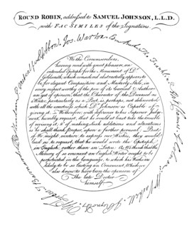 'A facsimile of the plate in the first edition of Boswell's Life of Johnson, 1907. Artist: Unknown.