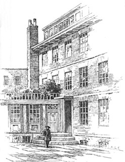 'Johnson's House, No. 8 Bolt Court, Fleet Street', 1907. Artist: A. L. Collins.